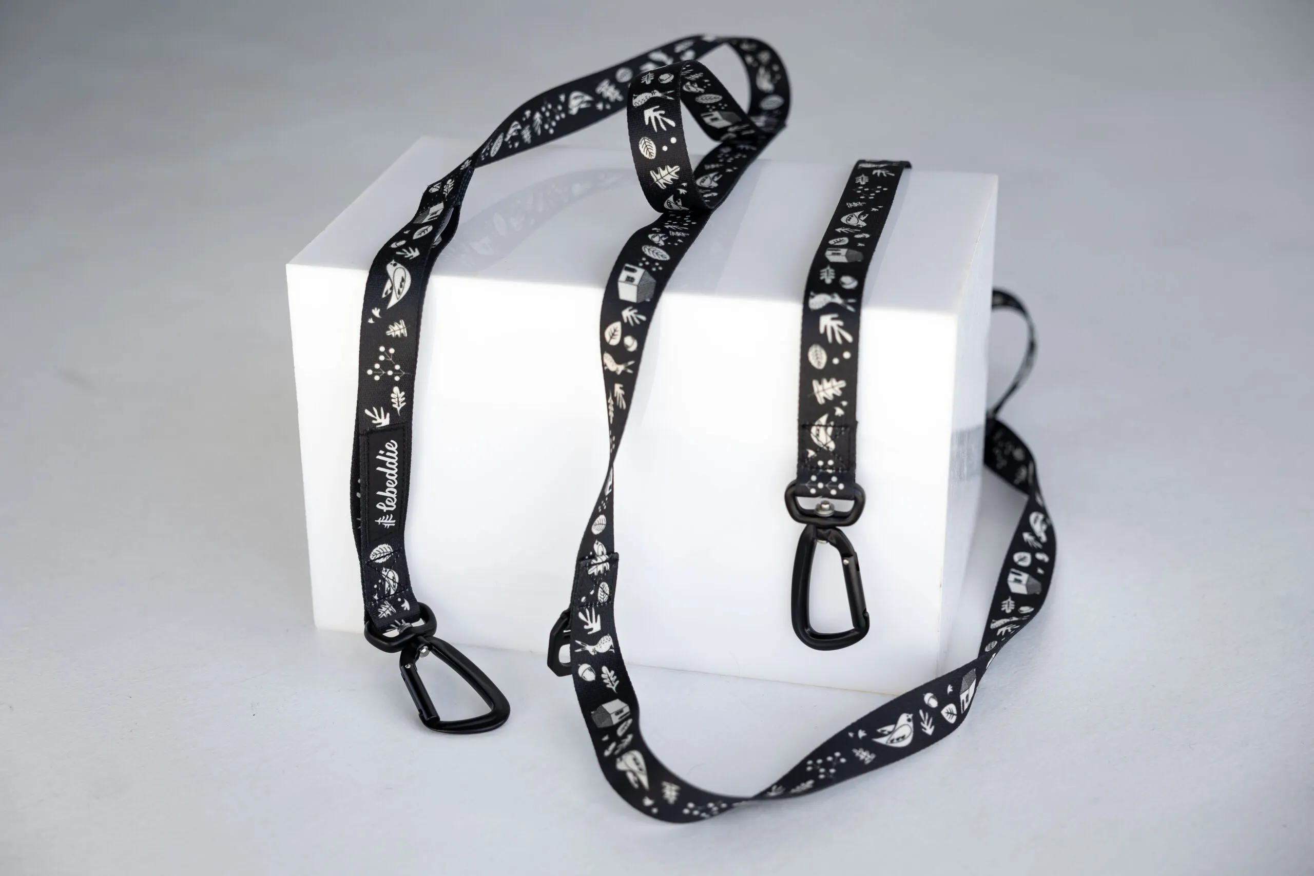 The Black and Night Handsfree Leash