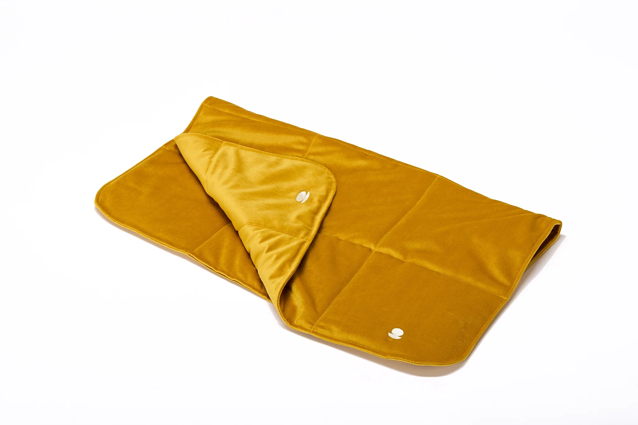 Yellow Sheep Wool Blanket