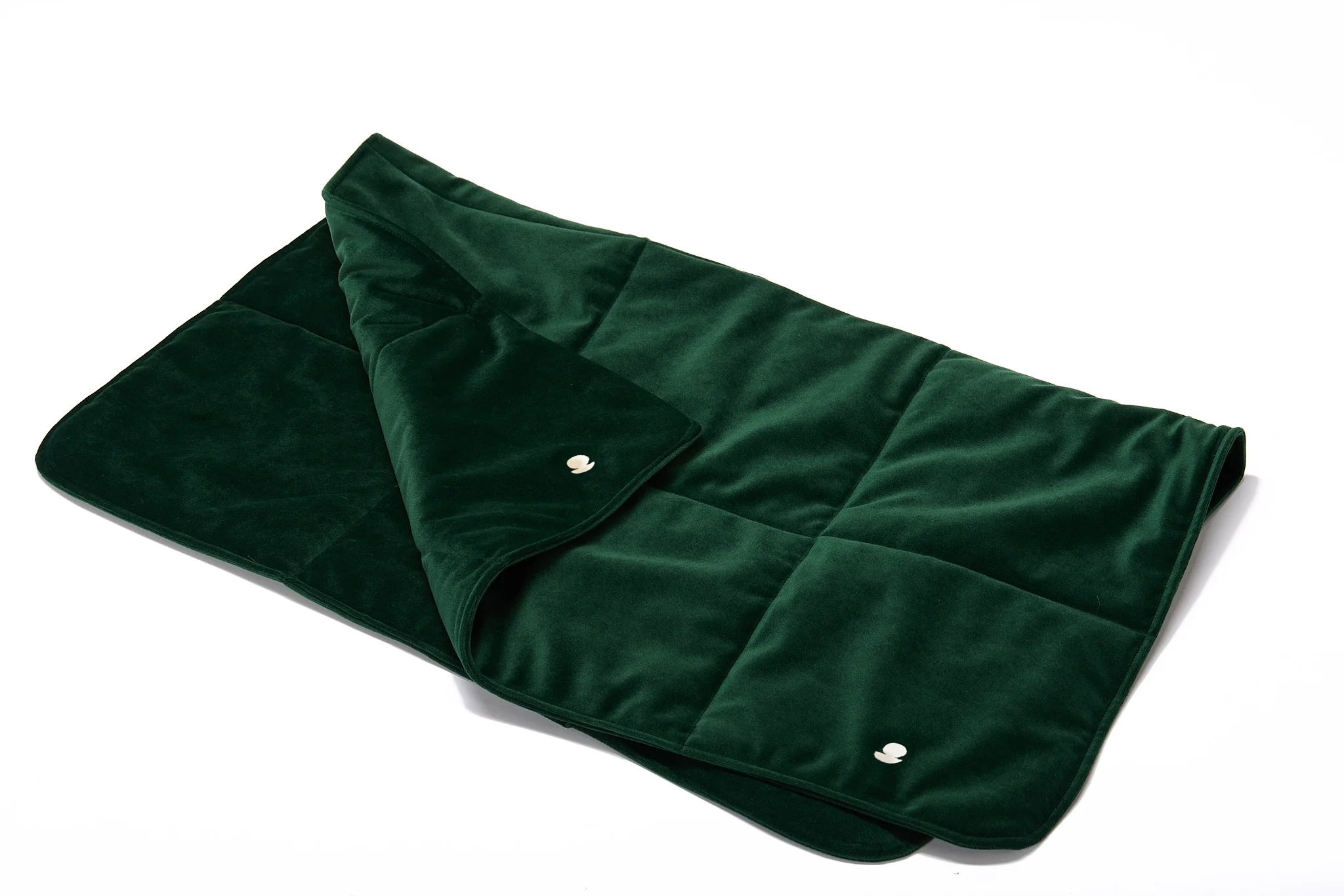 Green Sheep Wool Blanket