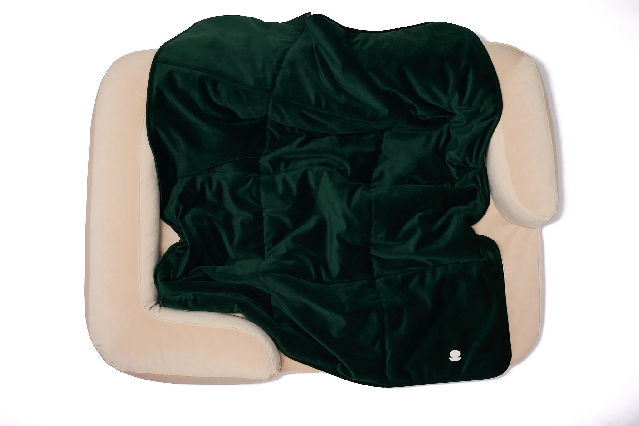 Zelená Deka s Ovčou Vlnou – Obrázok 4