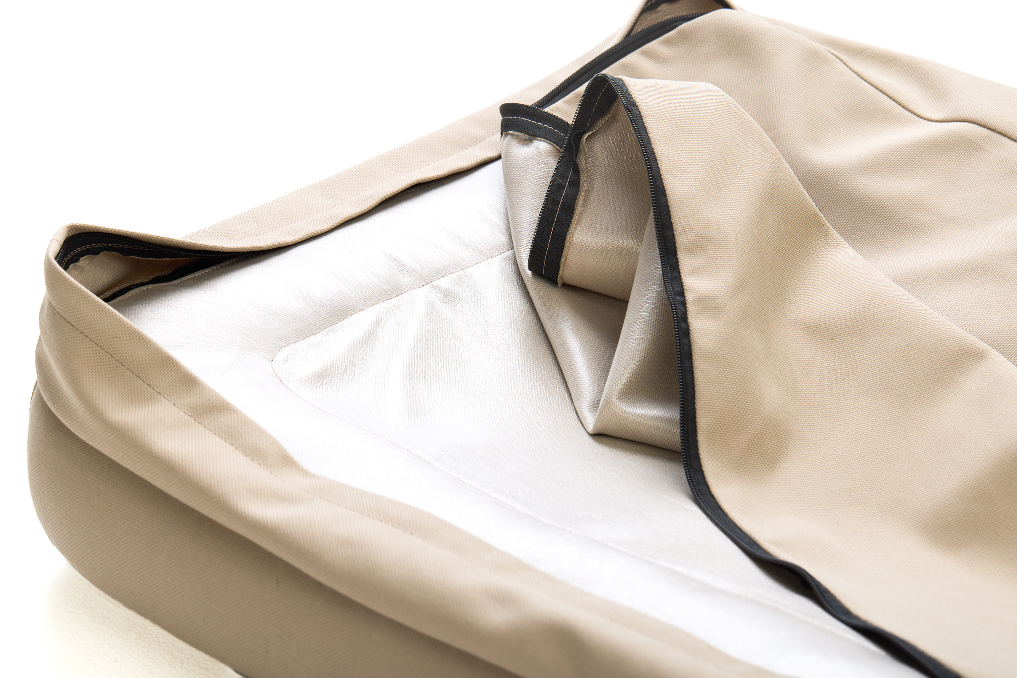 Exterierová Piesková Útulňa pohľad dovnútra