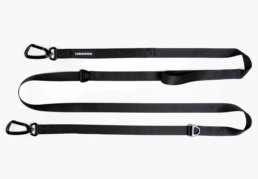 Čierna handsfree vôdzka